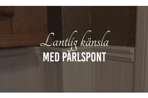 Skapa lantlig känsla med pärlspont