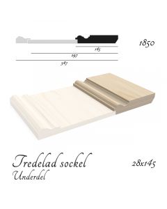 Sockel Tredelad (underdel)