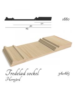 Tredelad sockel Herrgård