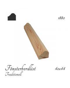 Fönsterbordlist traditionell