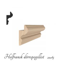 Helfransk dörrspegellist